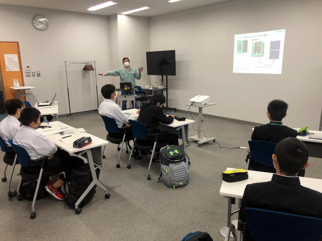 上溝南中学校の生徒さんをお迎えして